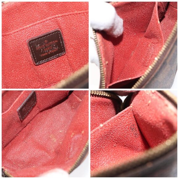 LOUIS VUITTON Damier Ebene Pochette Cosmetic PM Pouch N47516 LV Auth BD2195 - Picture 15 of 16